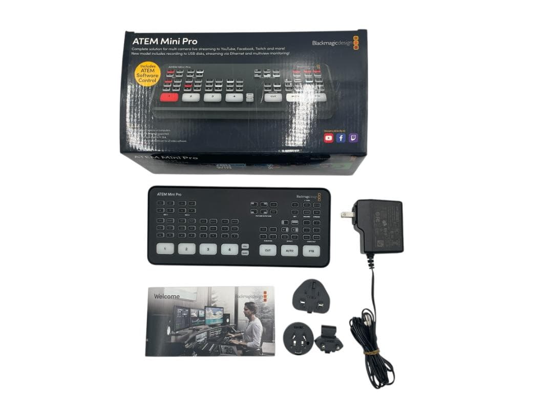 ATEM Mini Pro ストリーミングスイッチャー ブラックマジックデザイン Amazon.com: Blackmagic Design ATEM Mini Pro HDMI Live Stream