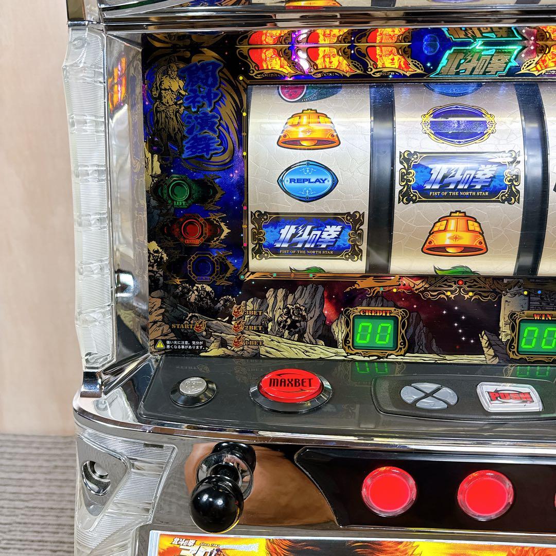 パチスロ実機 北斗の拳 転生の章 コイン不要 無段階音量 100V 【送料