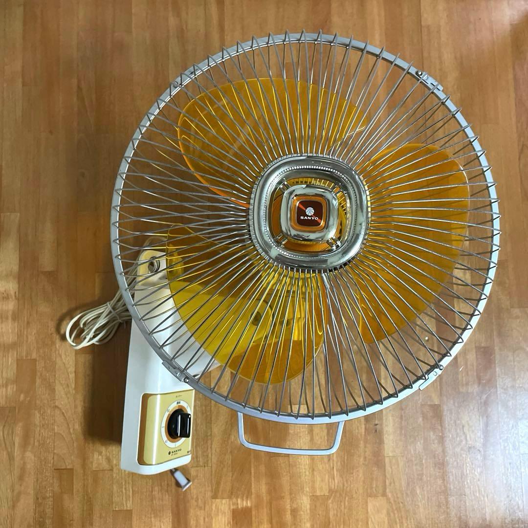 SANYO サンヨー 壁掛け扇風機 昭和レトロ - メルカリ
