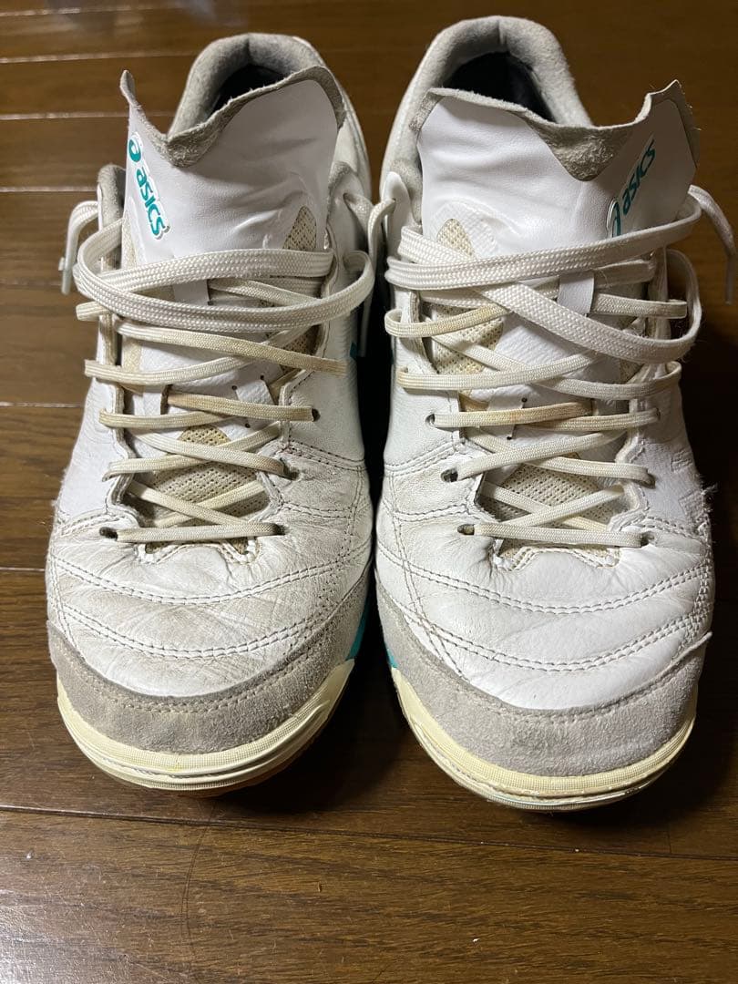 ASICSフットサル　デスタッキ　26.0cm ホワイト/ターコイズ