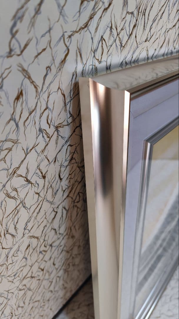 富岳』 渡辺國夫 日本画 額縁入り 富士山