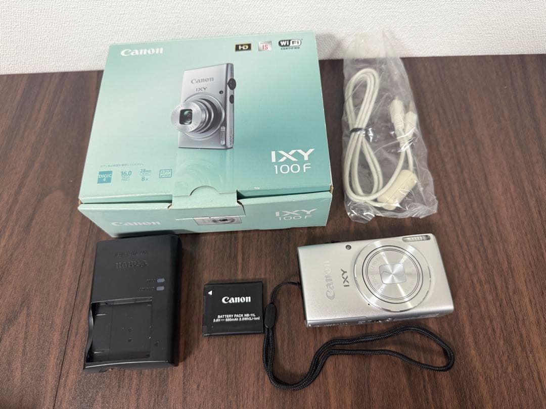 【美品】Canon IXY 100F キャノン　コンデジ CONTAX（コンタックス） Canon デジタルカメラ IXY 100F(ピンク) 広角