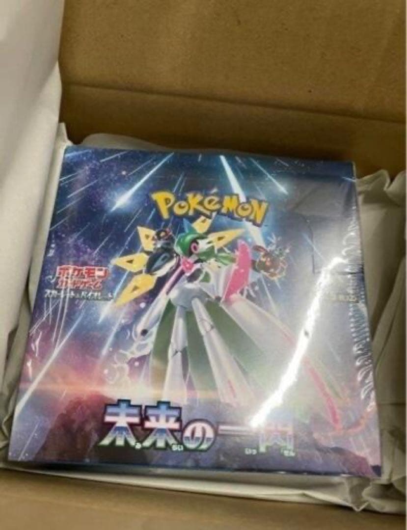 新品 未開封シュリンク付き ポケモンカードゲーム 未来の一閃 1BOX