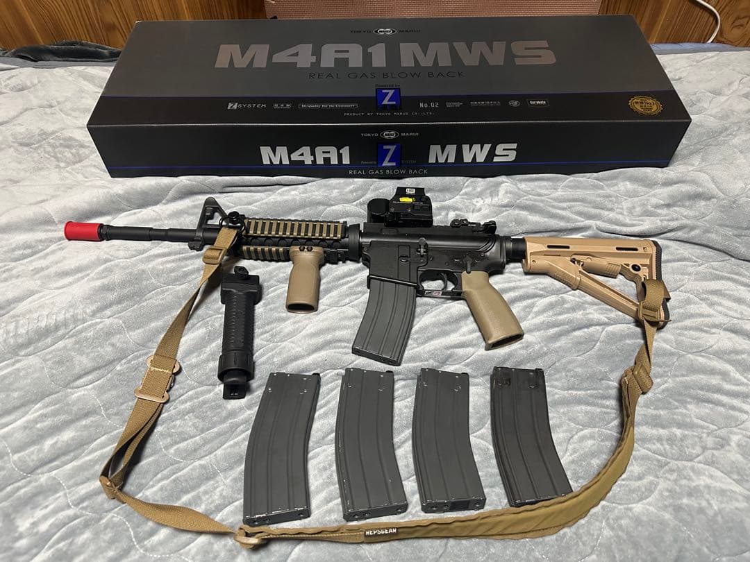 東京マルイ　M4A1 MWS マガジン5本付き　セット M4A1 MWS - ガスブローバック マシンガン | 東京マルイ エアソフトガン