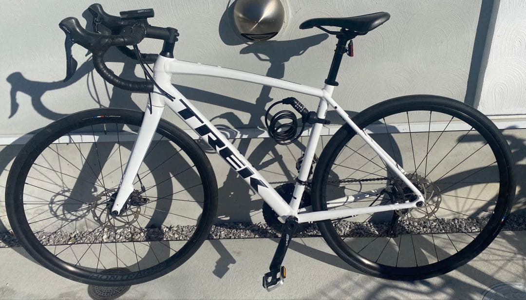 TREK ロードバイク　ホワイト　ライト、テールライト、ワイヤーロック付き TREK ( トレック ) フロント＆テールライトセット ION 50 R/FLARE R