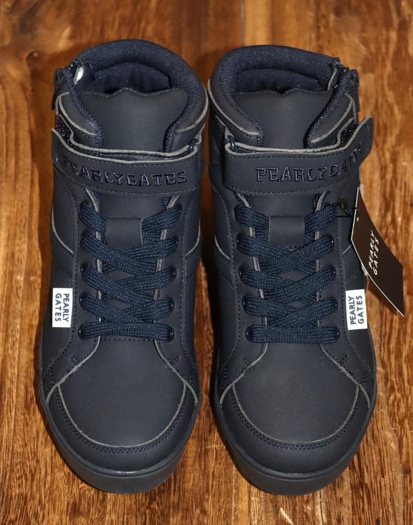 新品　パーリーゲイツ ミドルカット ゴルフシューズ 22.5cm　Ⓗ