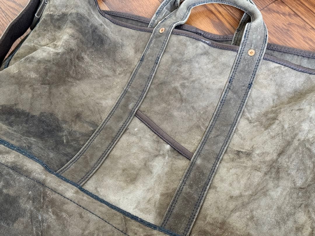 NICENESS P.I.LEDZ 柿渋染めトートバッグ ショルダーバッグ