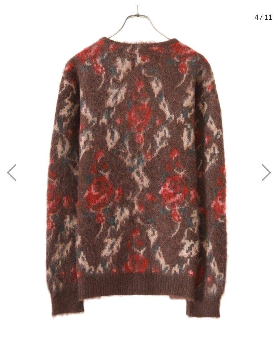 Needles モヘアカーディガン ローズ 22aw タグ付き - メルカリ