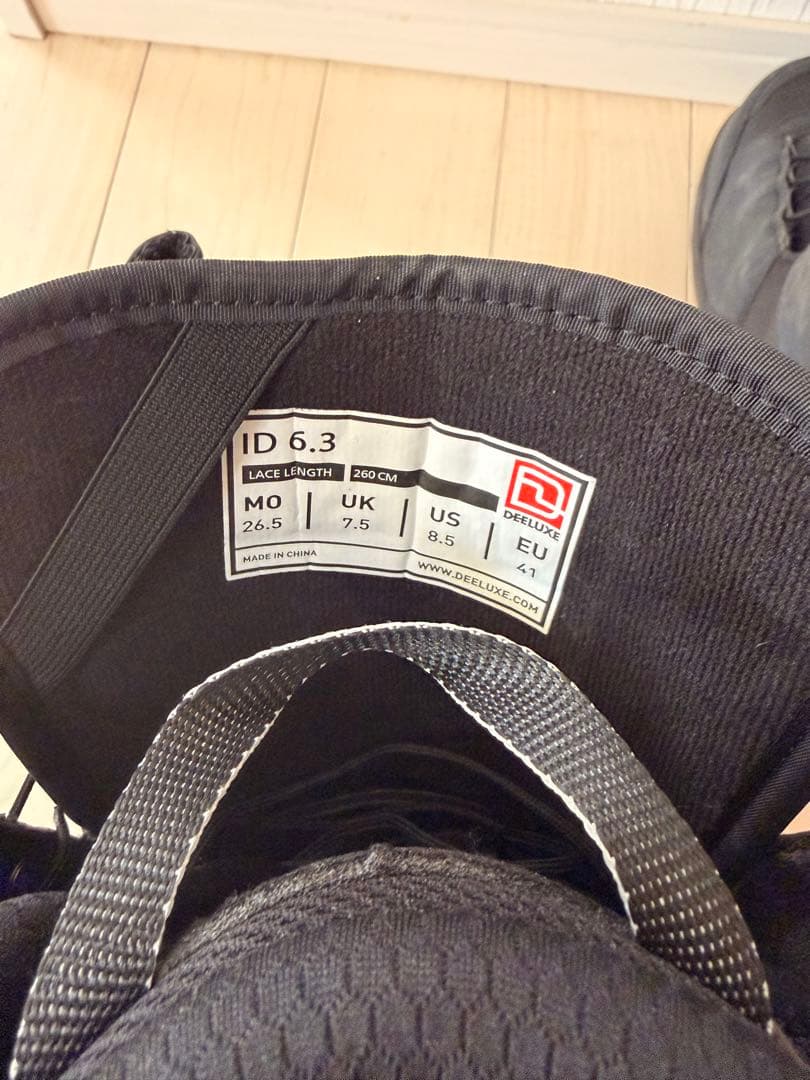 DEELUXE ID 6.3 スノーボードブーツ 黒 26.5cm EU41