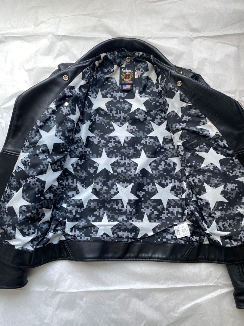 《最終値下‼️》(2月20日まで)SOPHxshottコラボダブルライダース38