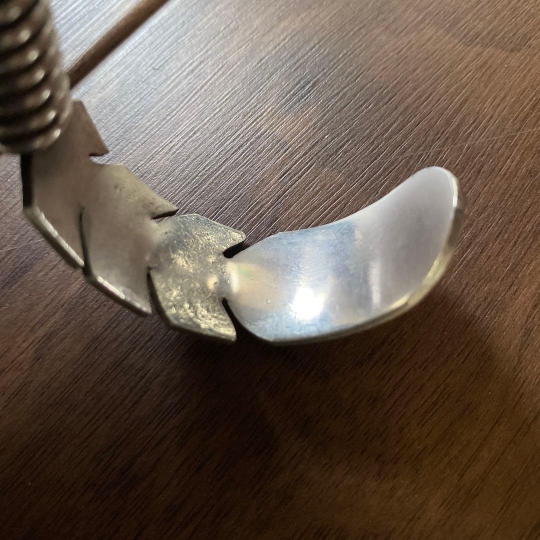 特大 ナバホ M.THOMAS バングル フェザー ワイヤー 刻印有り 925