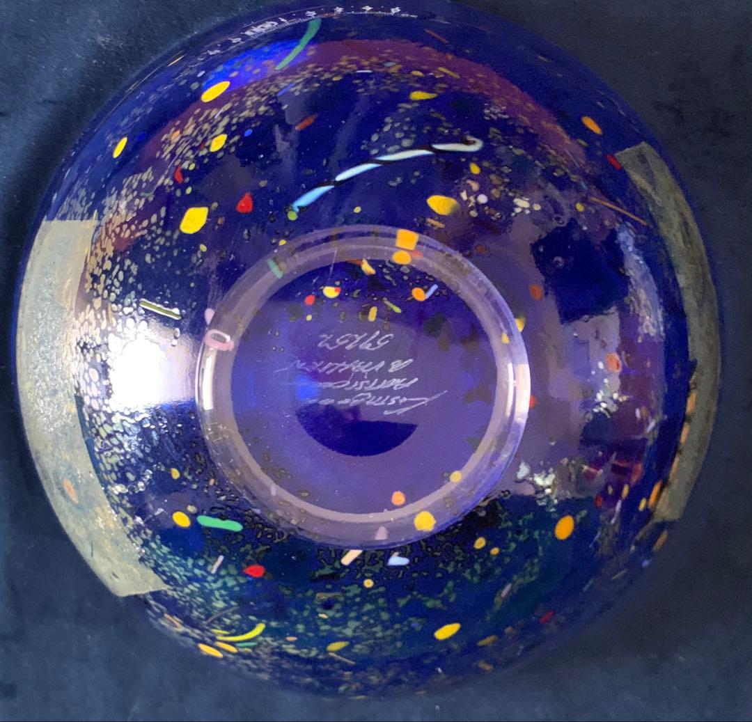 Kosta Boda のスエーデンガラス美術工芸品(作者の刻印入り署名付き) スウェーデンを代表するKOSTA BODA社のヴィンテージガラスオブジェ