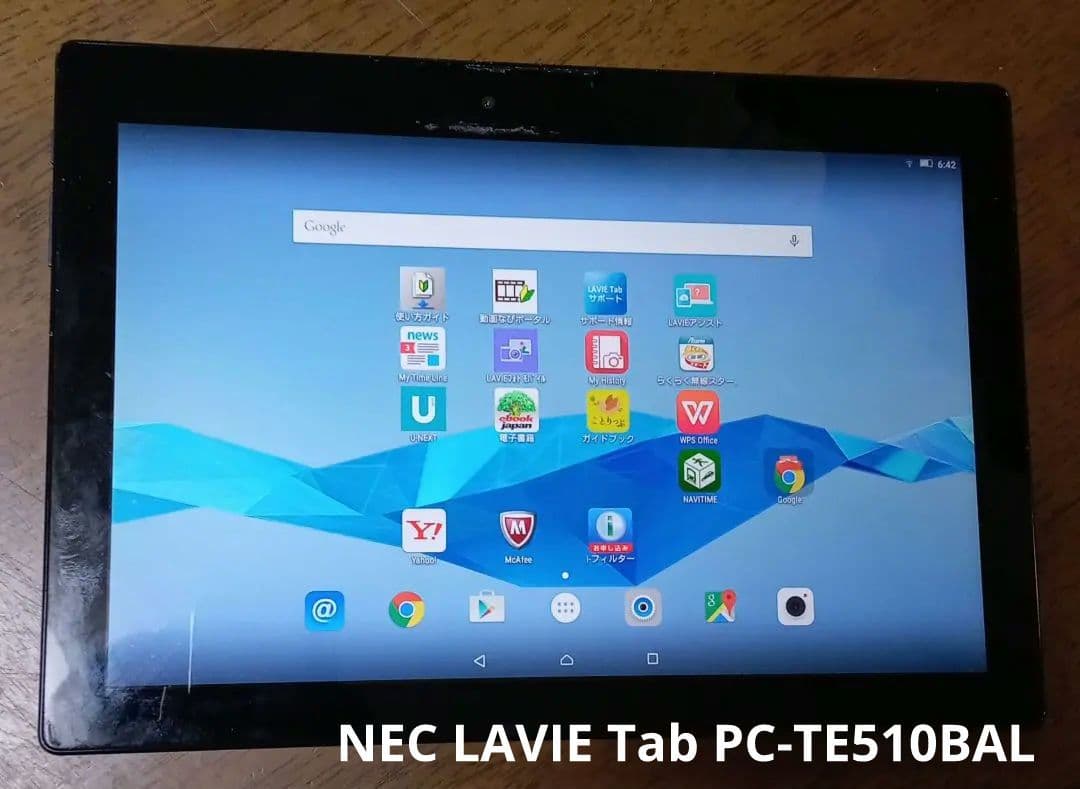 NEC LAVIE Tab PC-TE510BAL タブレット 中古 - メルカリ