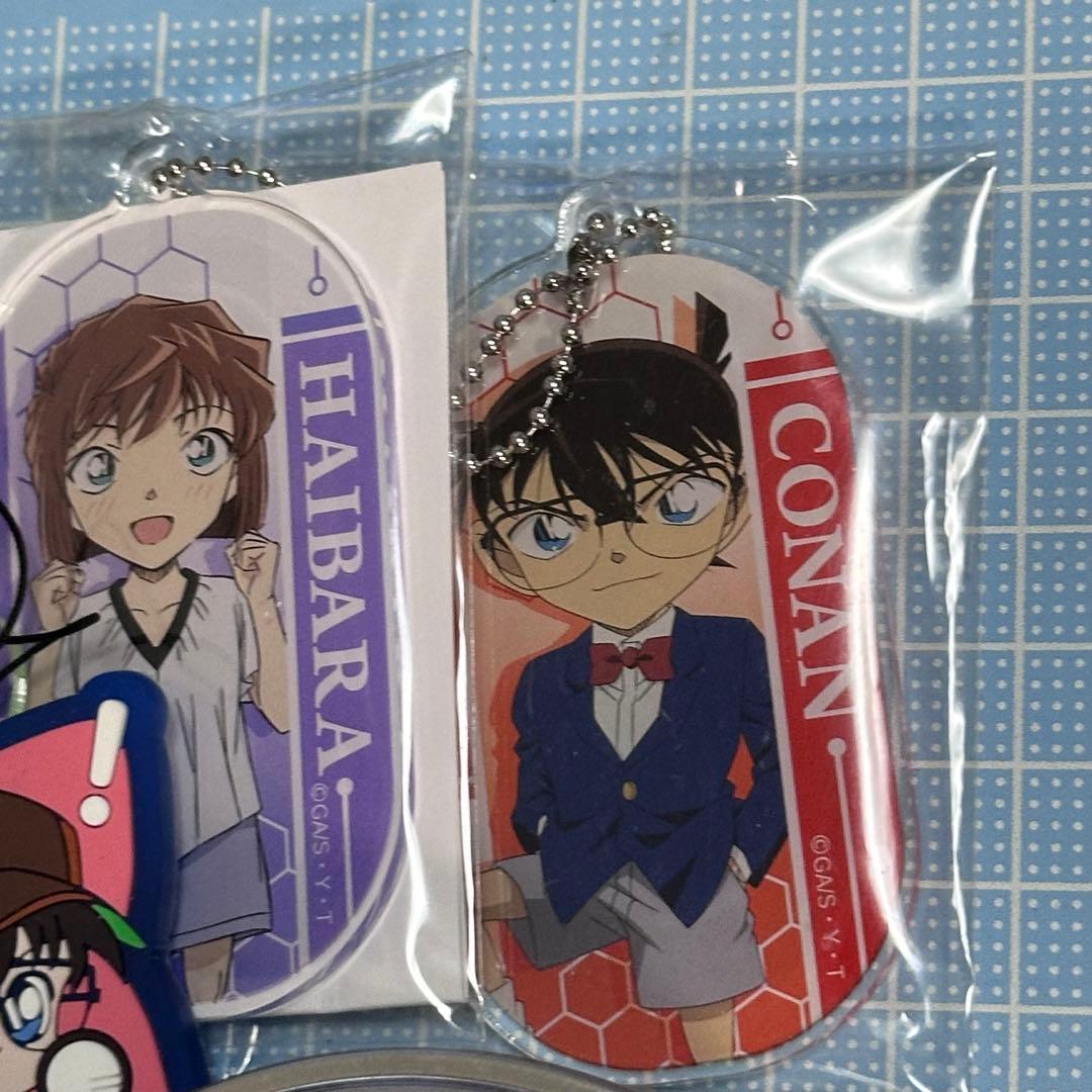 名探偵コナン 江戸川コナン 灰原哀 キーホルダー ストラップ 小物入れ