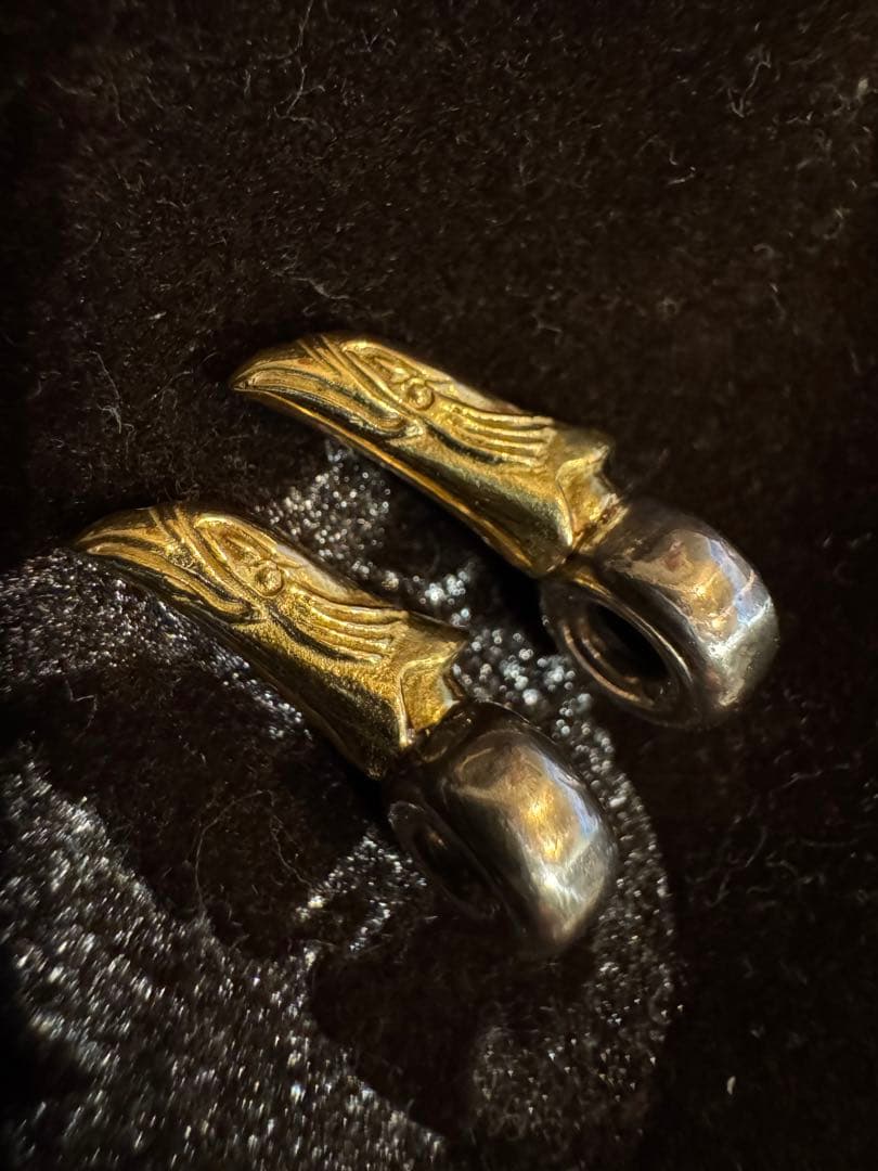 TADY&KING K18 イーグルヘッドビーズ 2個セット TADY&KING［ORDER ITEM］無垢ビーズSV 6mm×イーグルヘッドビーズK18 1