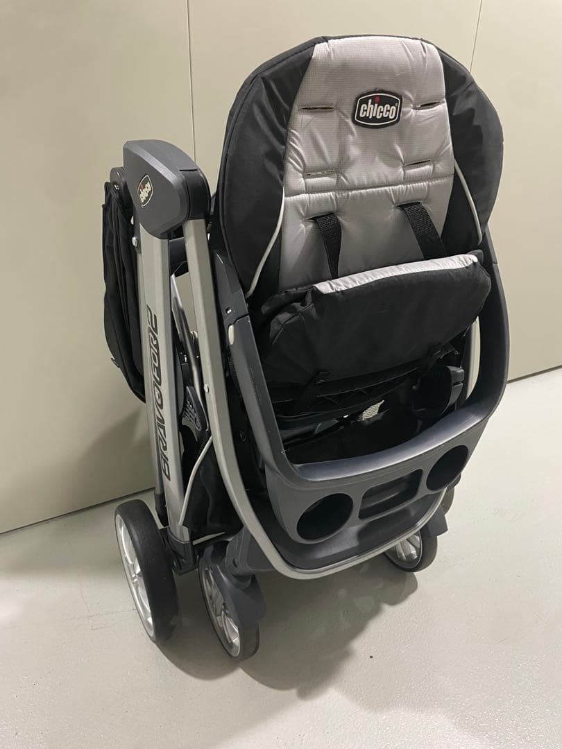 Chicco Bravo for 2 二人乗ベビーカーグレー/ブラック - メルカリ
