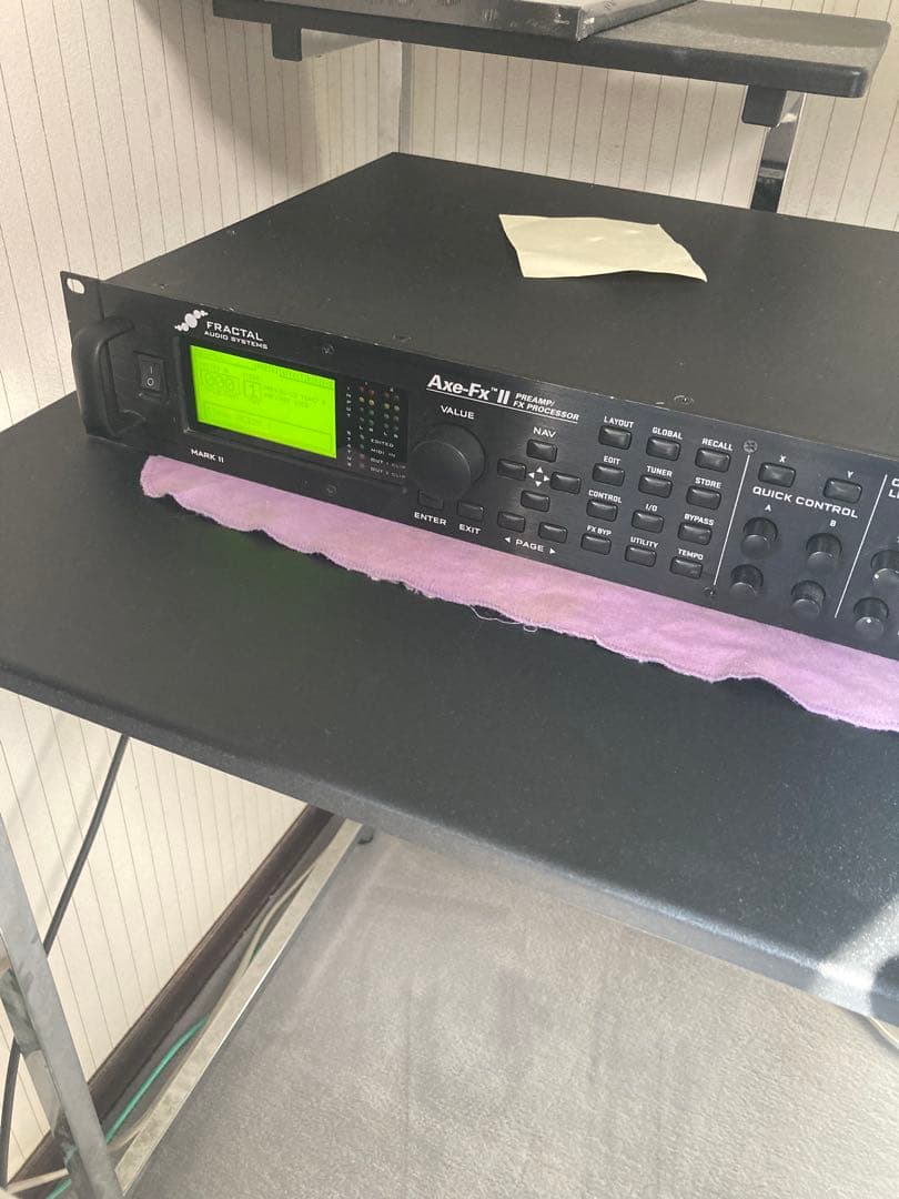 ギター Fractal Audio Axe-Fx II mark2 Fractal Audio Axe FX II Mark II Effect Rack Used from JAPAN Tested