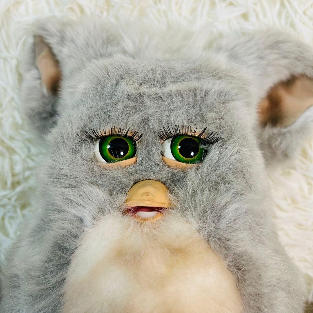 美品！ファービー2 緑目 グリーン グレー