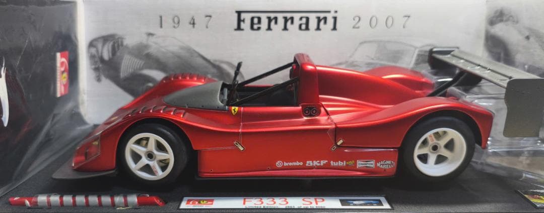 【未使用】Ferrari F333 SP 1/18 フェラーリ 限定品 hottoys-c2_1000104176
