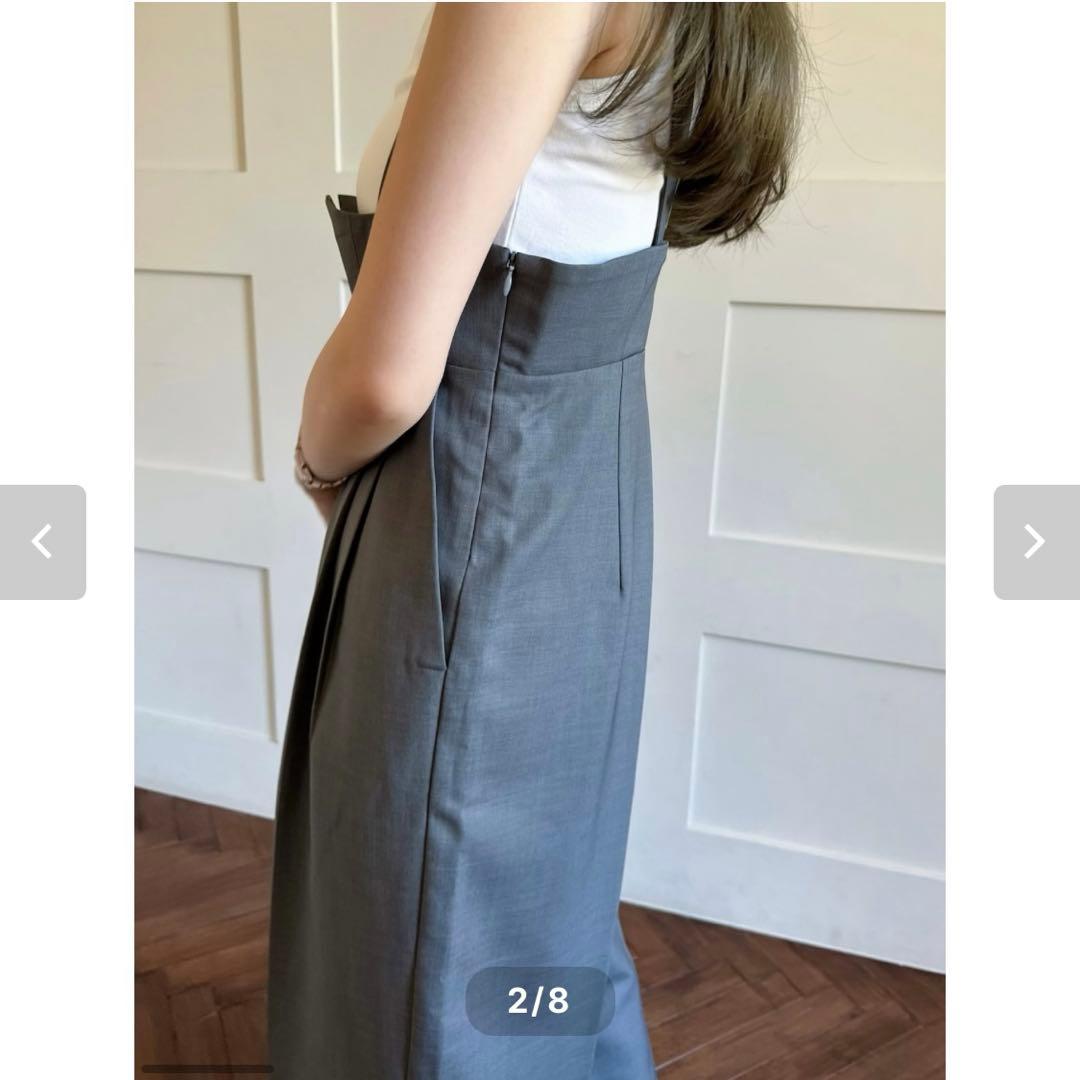 rimir/リミル ハイウエストサロペット [new!! -gray-]