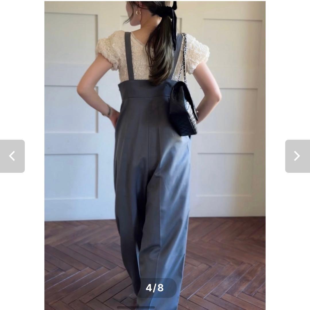 rimir/リミル ハイウエストサロペット [new!! -gray-]