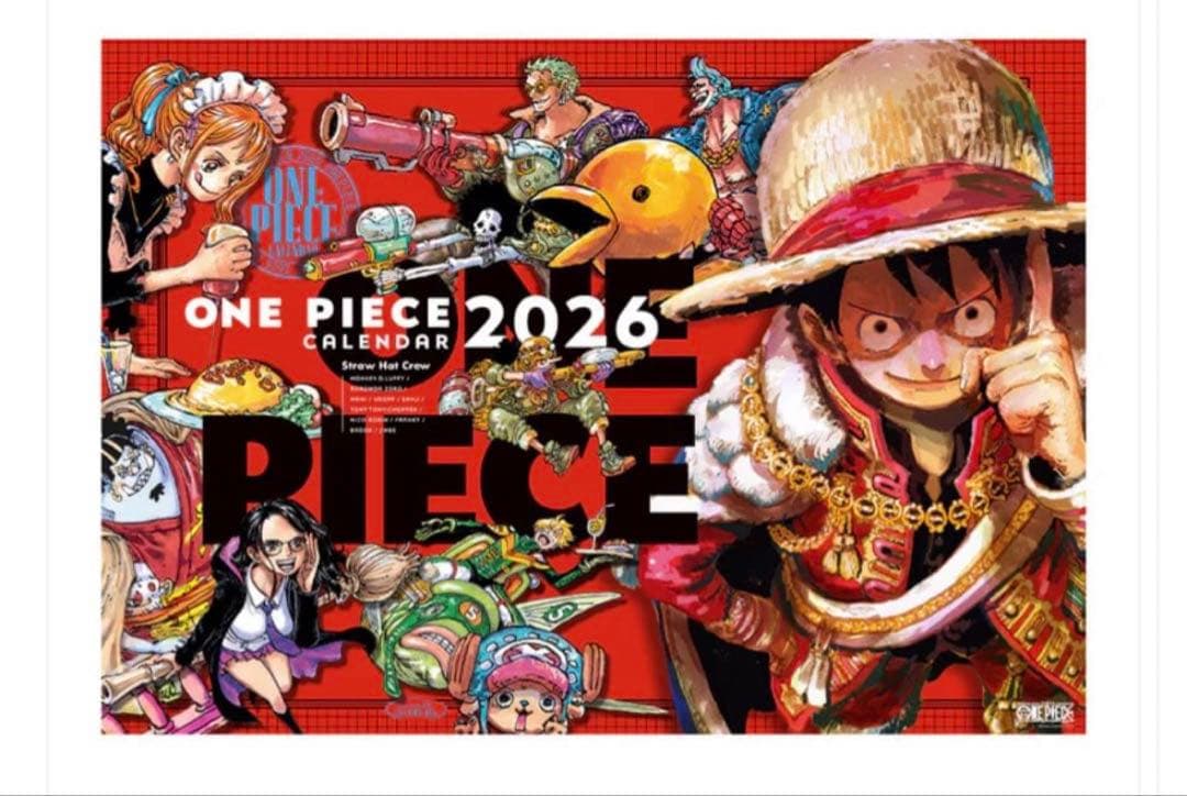 新品】 ワンピース コミックカレンダー（大判）2026 - メルカリ