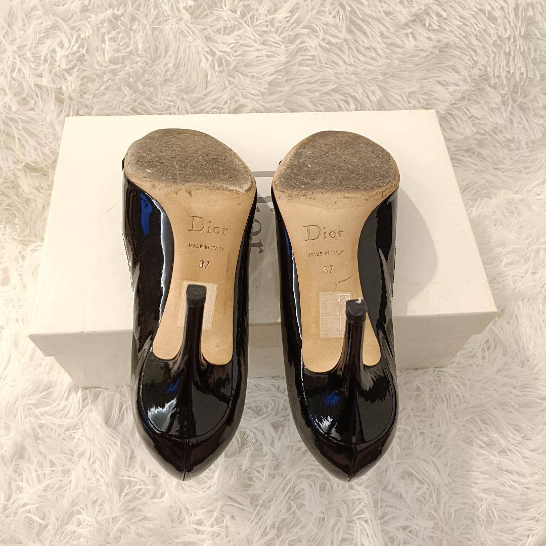 美品✨️箱付　Dior ブラック ハイヒール パンプス　ディオール 23.5cm