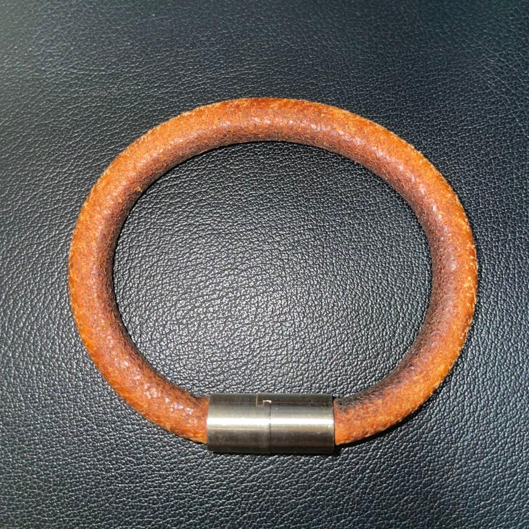 HERMES エルメス IOTA イオタ レザーブレスレット 藤原ヒロシ - メルカリ