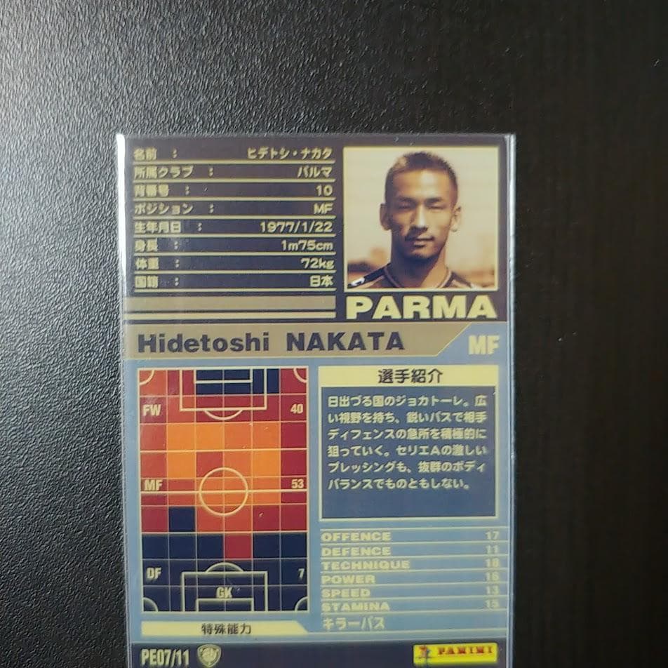 WCCF footista PE ロケテ ヒデトシ・ナカタ 変換済み