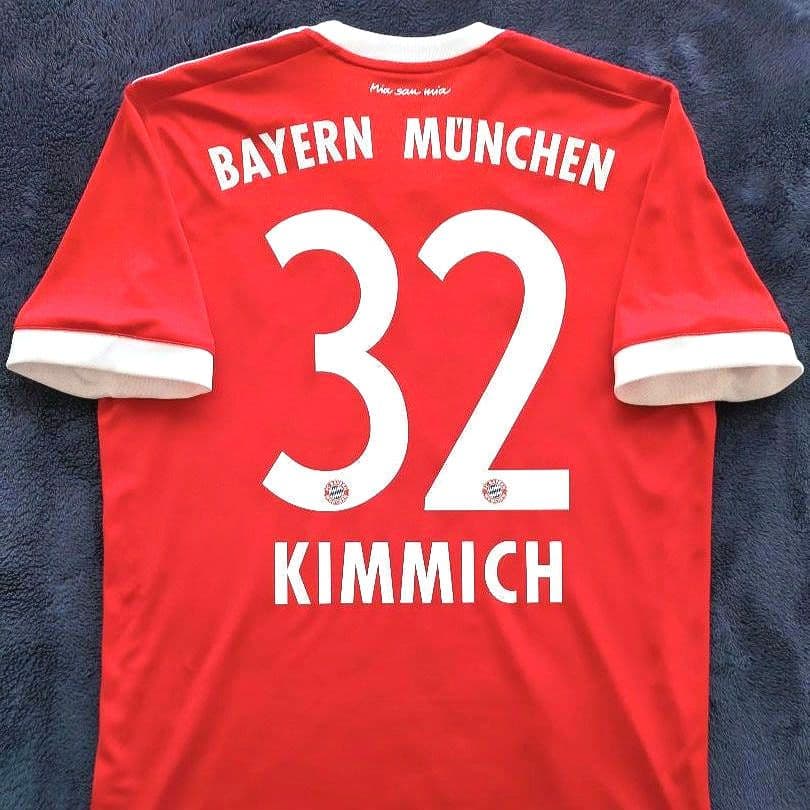 【本日限定】バイエルン キミッヒ 17/18 ユニフォーム Mサイズ adidas バイエルンミュンヘン 25/26 ユニフォーム ホーム 半袖