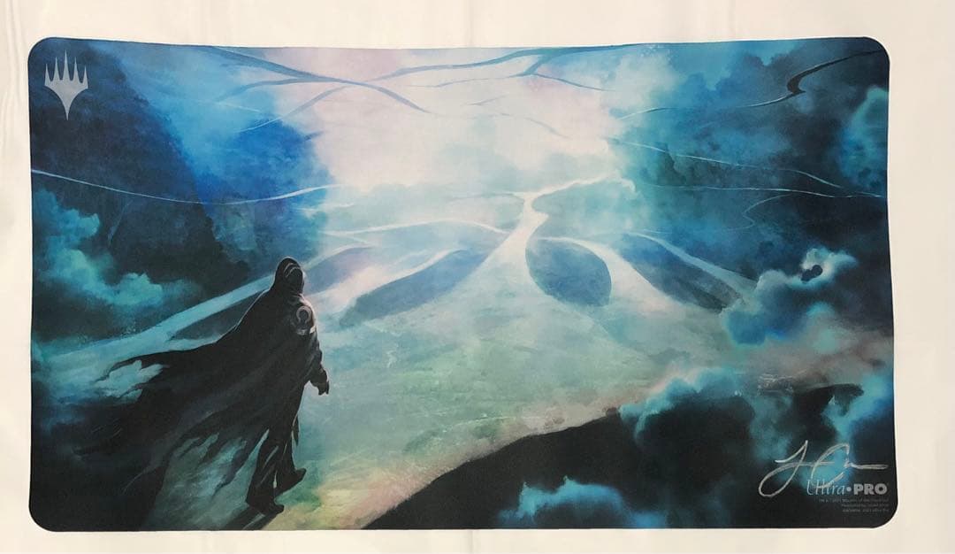 mtg 全知 プレイマット サインド サイン Jason Chan ジェイス