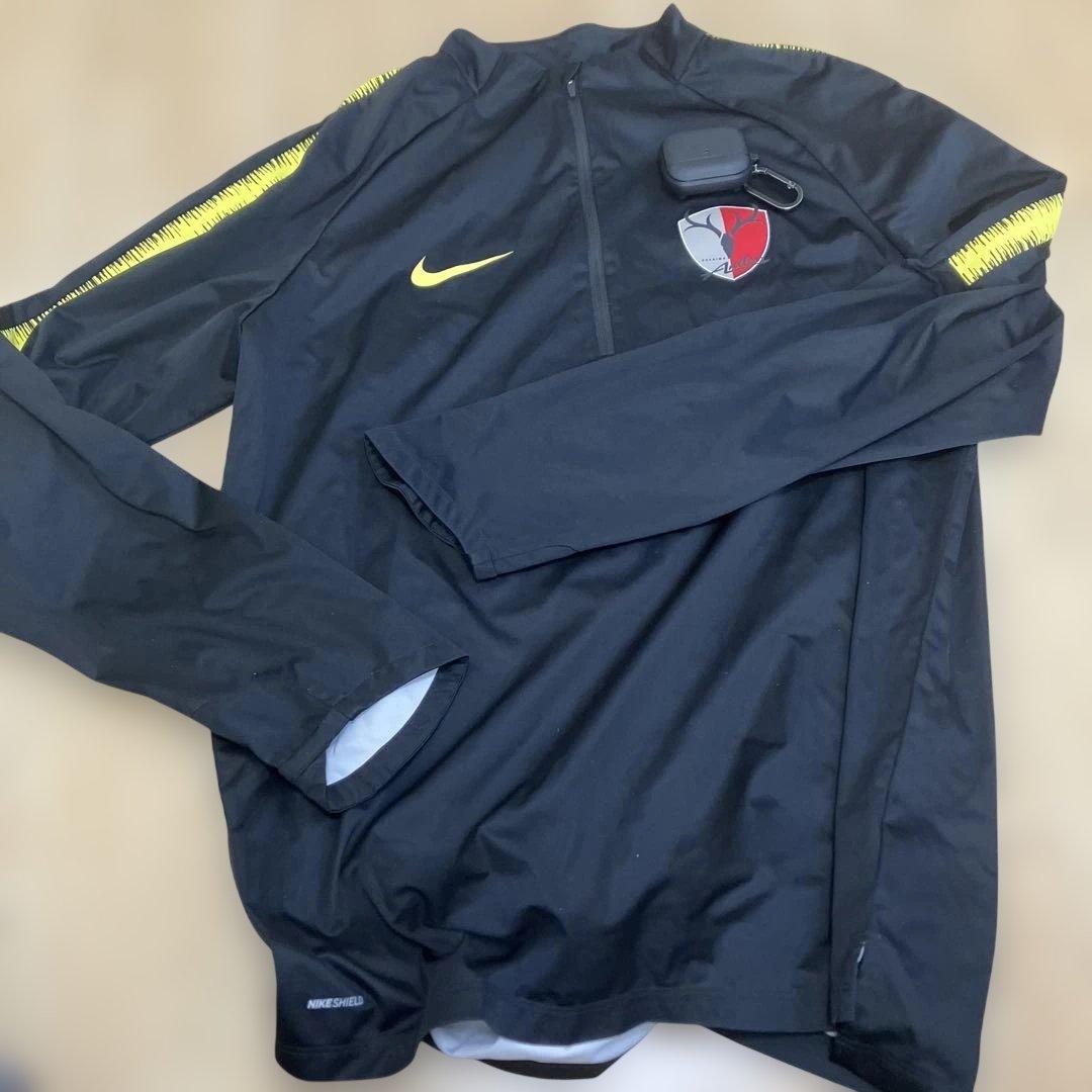 鹿島アントラーズスタッフジャージ ハーフジップウィンドブレーカー