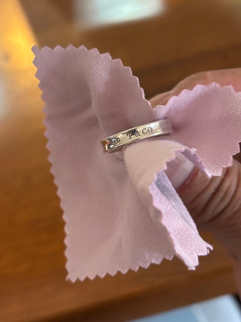 TIFFANYシルバーリング　14号 TIFFANY&Co.（ティファニー） シルバー オープンハート リング 7.0g