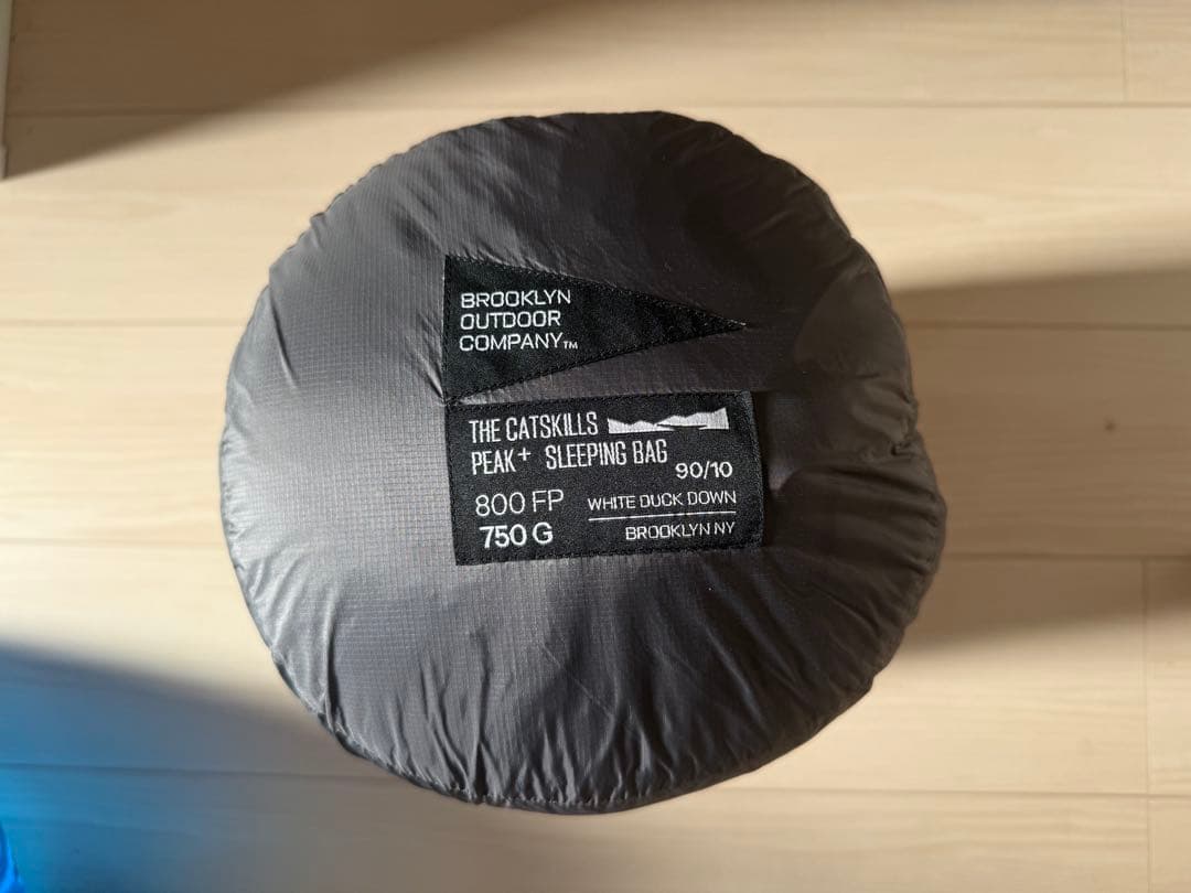 アウトドア寝具 BOC The Catskills Peak+ 800FP / 750g 20%OFF】【ご購入キャンペーン☆フリースクッション袋進呈】The