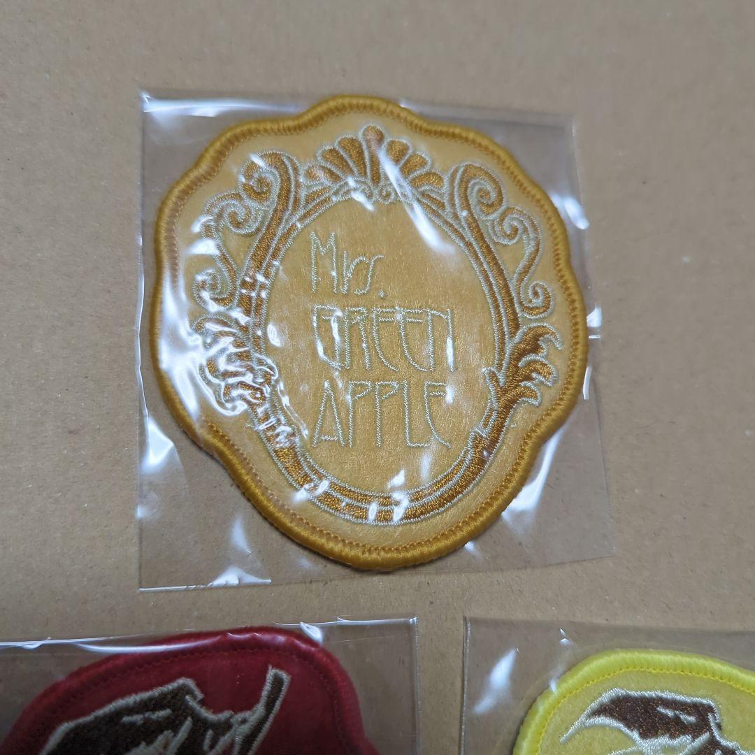 ミセスグリーンアップル　スピードJAM'Sくじ ワッペン5種