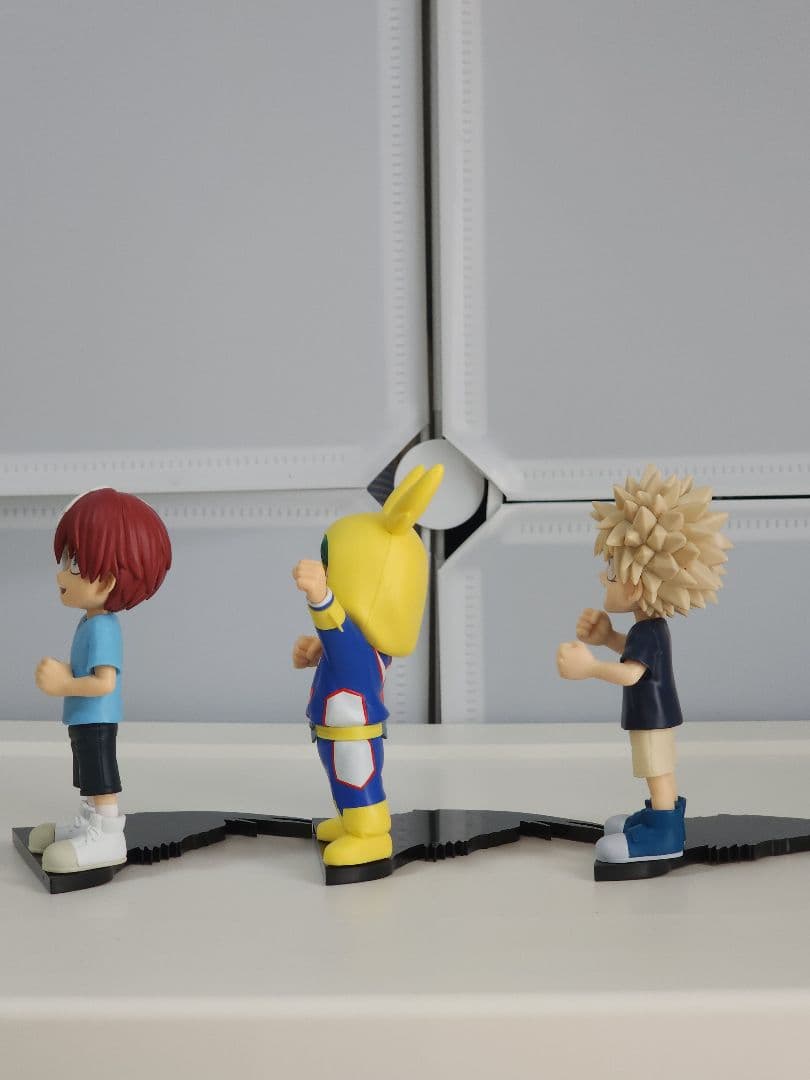 僕のヒーローアカデミア ちあぴこ フィギュア 3体+海外製のカツキとイスク2体