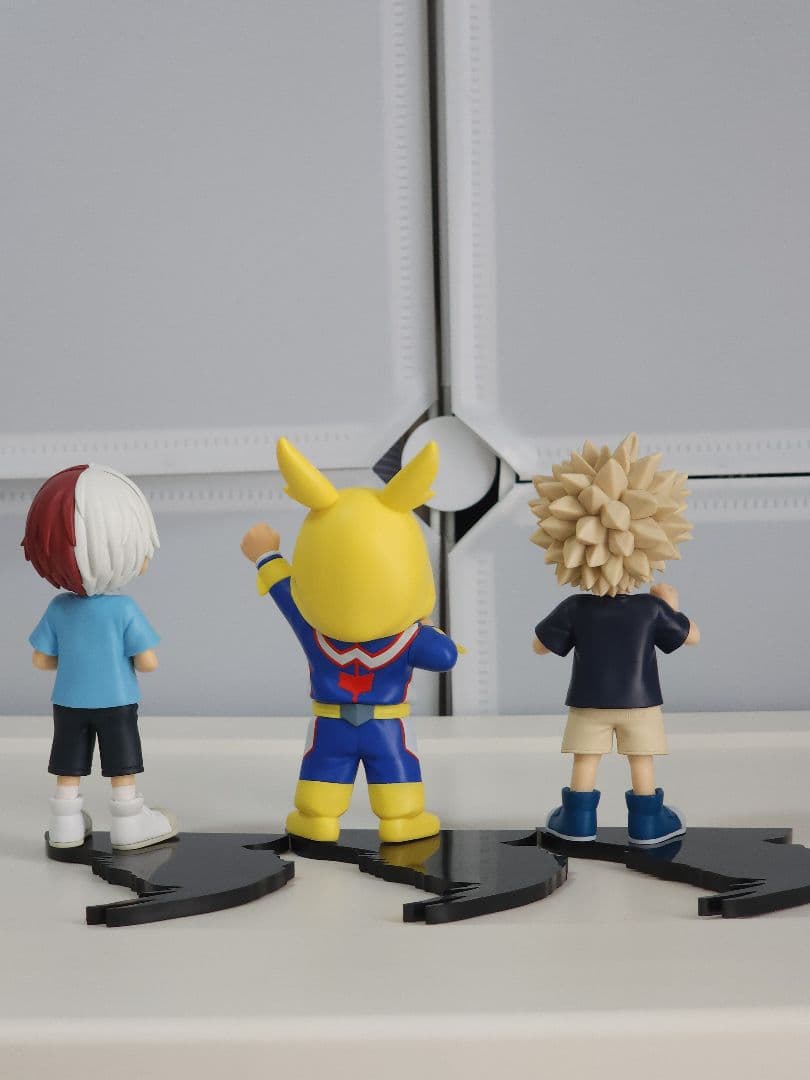 僕のヒーローアカデミア ちあぴこ フィギュア 3体+海外製のカツキとイスク2体