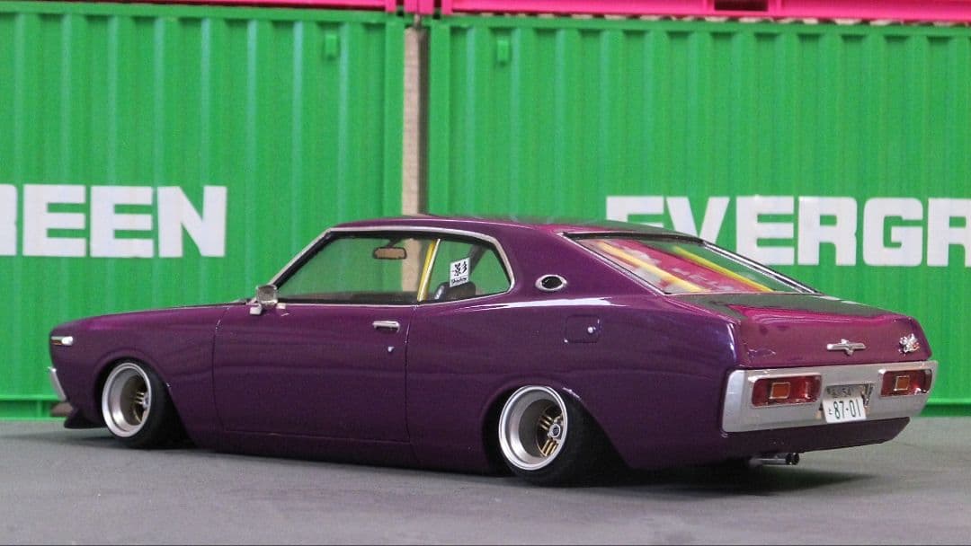 1/24 ブタケツ　ローレル　SGX 完成品　シャドー　シャコタン　C130