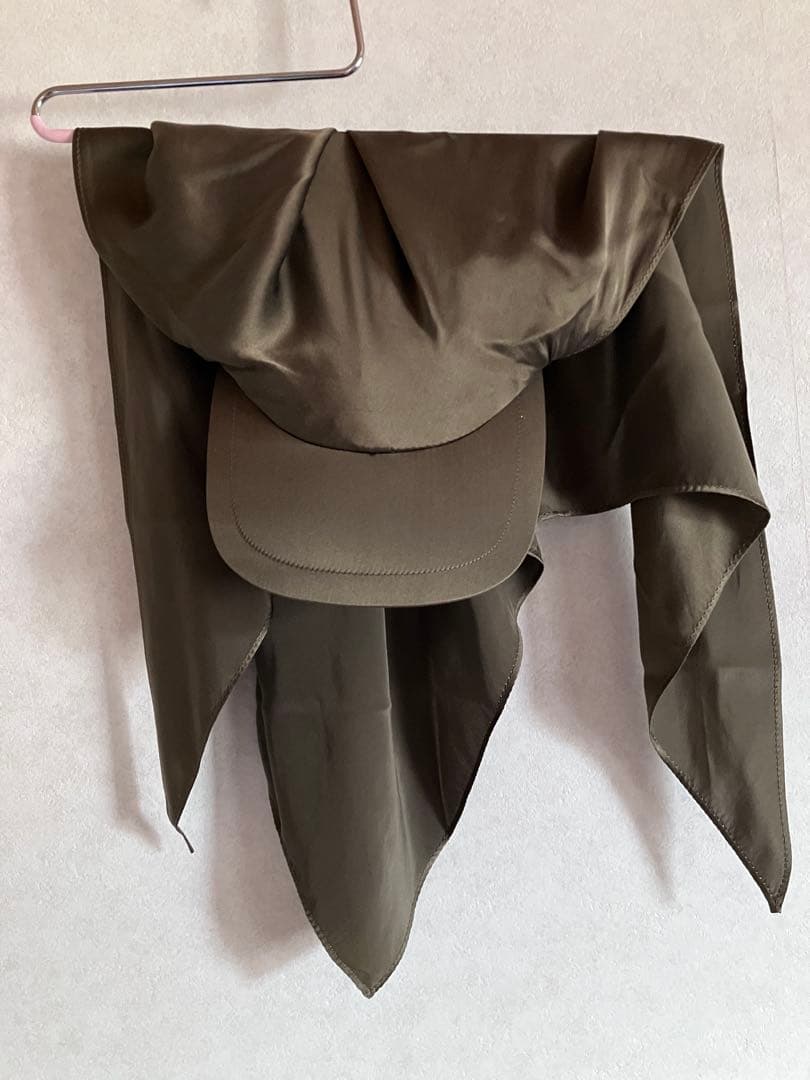 【新品】SHISHIKUI SILK SCARF CAP / KHAKI SILK SCARF CAP/ KHAKI – SHISHIKUI