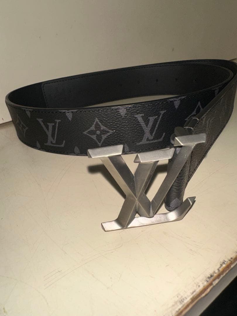 LOUIS VUITTON ブラックレザーベルト 【傷あり】 楽天市場】【新品】 ルイヴィトン ベルト スレンダー リバーシブル