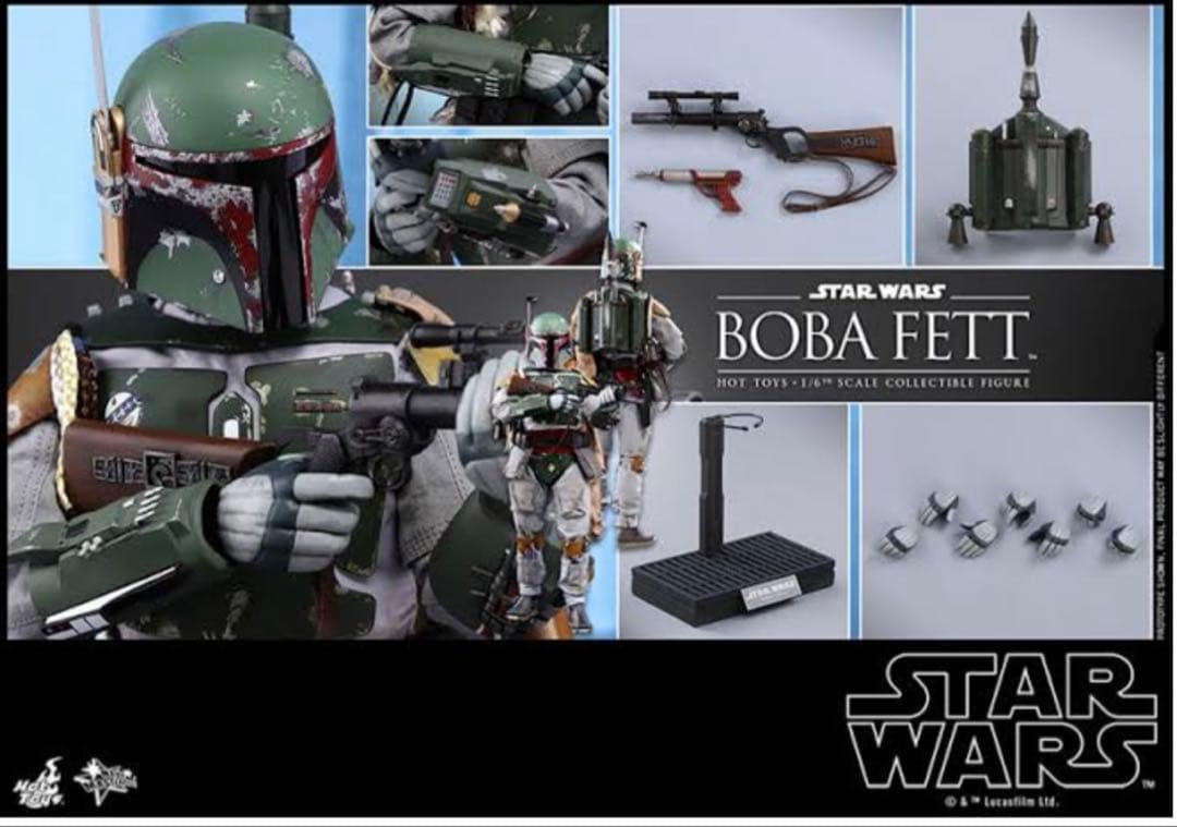 美品‼️ホットトイズマスターピース ボバ・フェット 1/6スケールフィギュア
