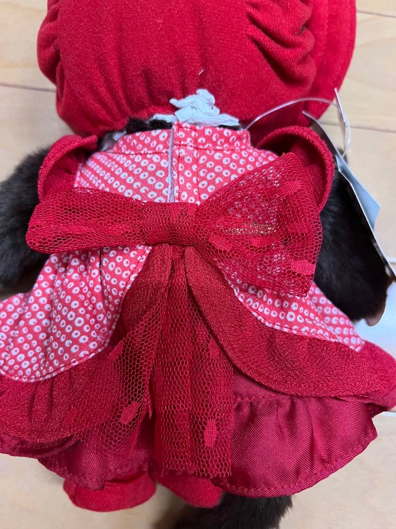 レア！タグ付き！monchhichi モンチッチ 金魚姫　Mサイズ　ぬいぐるみ