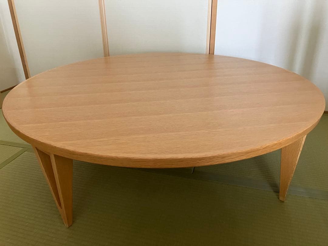 アクタス　こたつテーブル　（FK-1：直径120cm） FK-1 LIVING TABLE / KOTATSU（エフケーワン リビングテーブル／コタツ