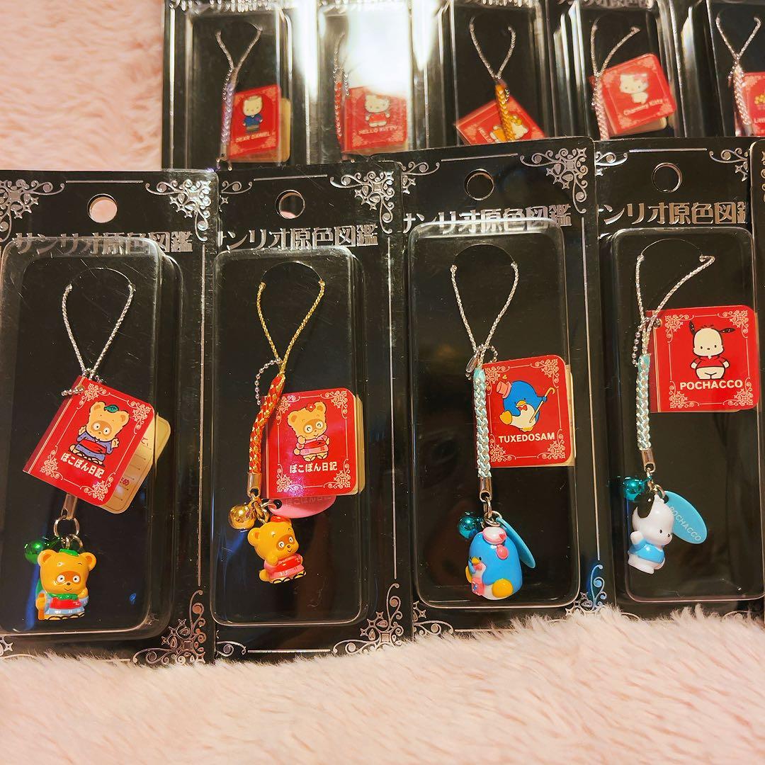 希少レア　サンリオ原色図鑑　ハローキティ　日本限定　サンリオ　根付け　平成レトロ