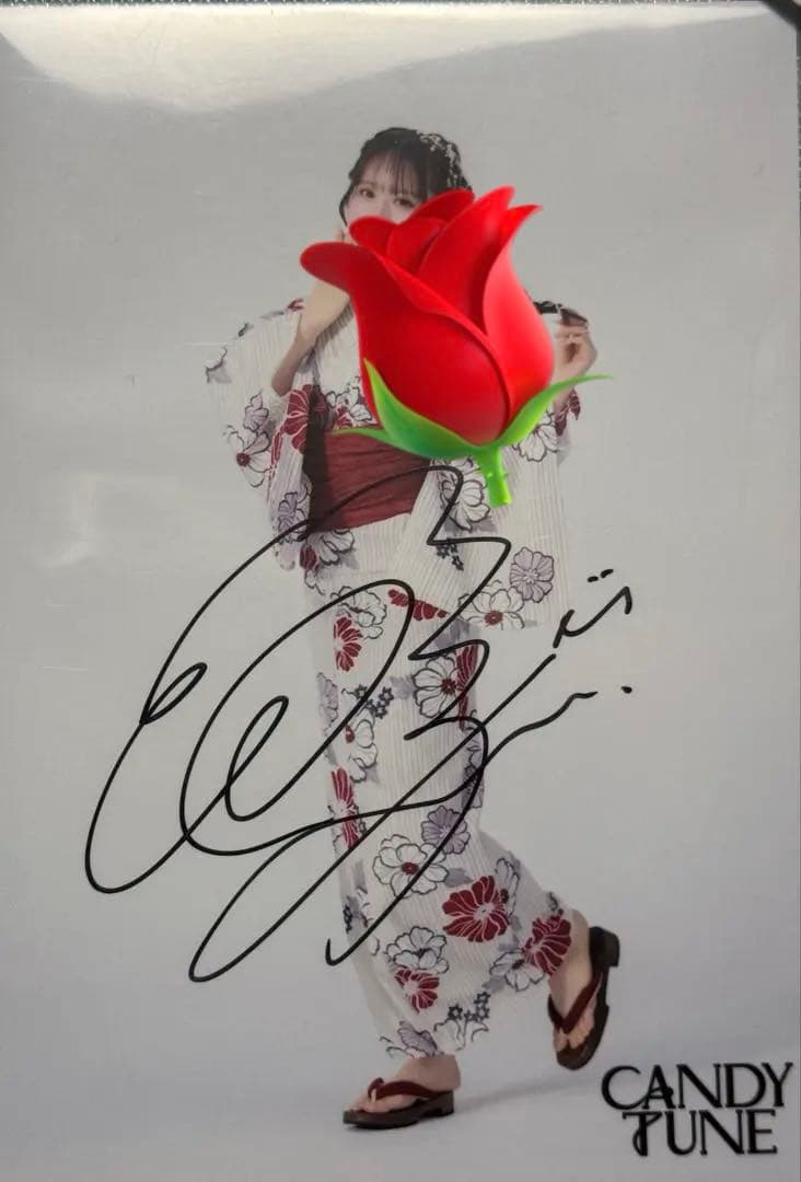 CANDY TUNE 浴衣 サイン入り写真 立花琴未 立花琴美 - メルカリ