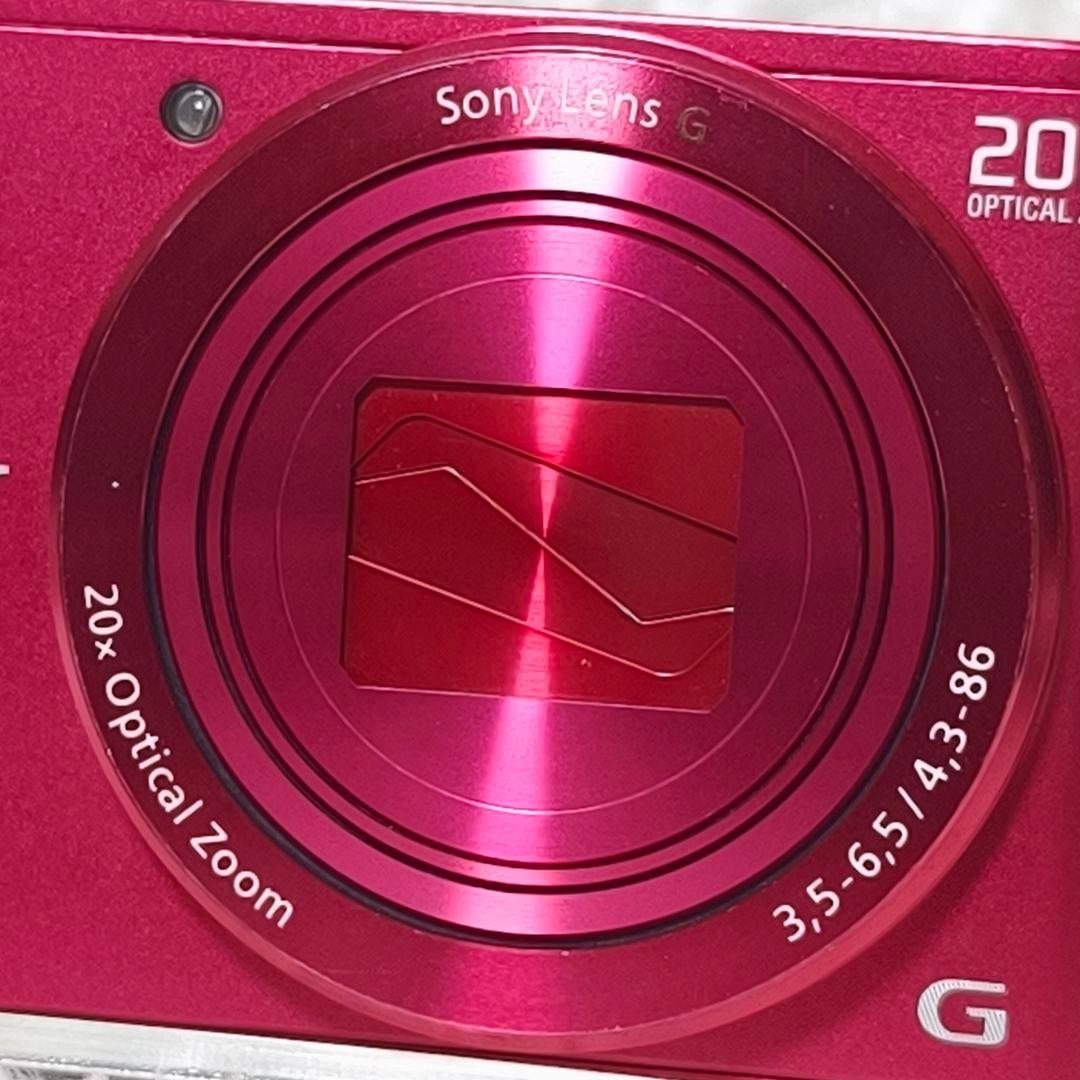 極美品✨ SONY Cyber-shot WX300 レッド Wi-Fi - メルカリ