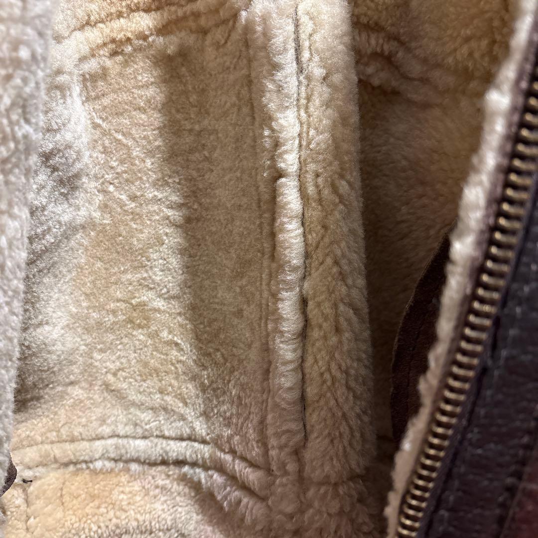 i.c.ySchott B-3 フライト　ムートンジャケット シープスキン