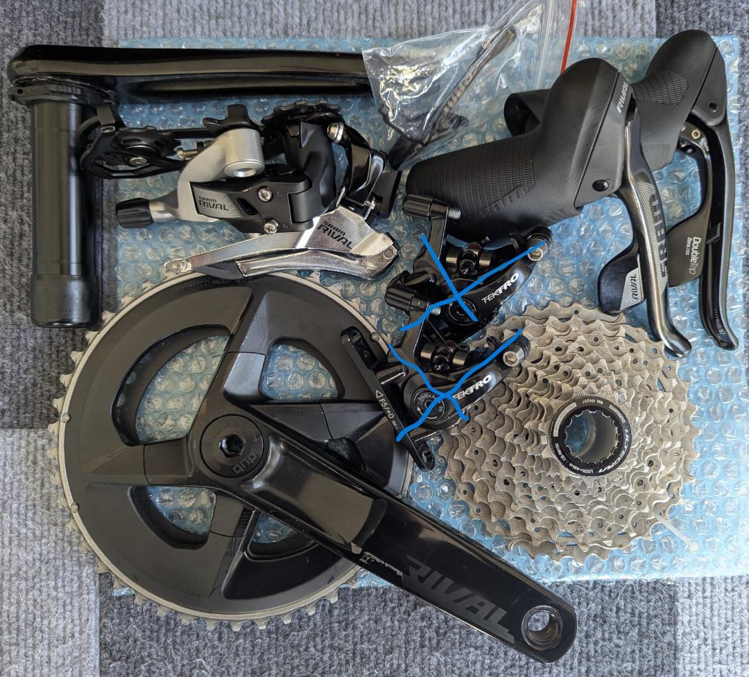 【SRAM機械式12速】2x12速コンポセット リム／ディスクブレーキ対応 SRAM機械式12速】2x12速コンポセット リム／ディスクブレーキ対応