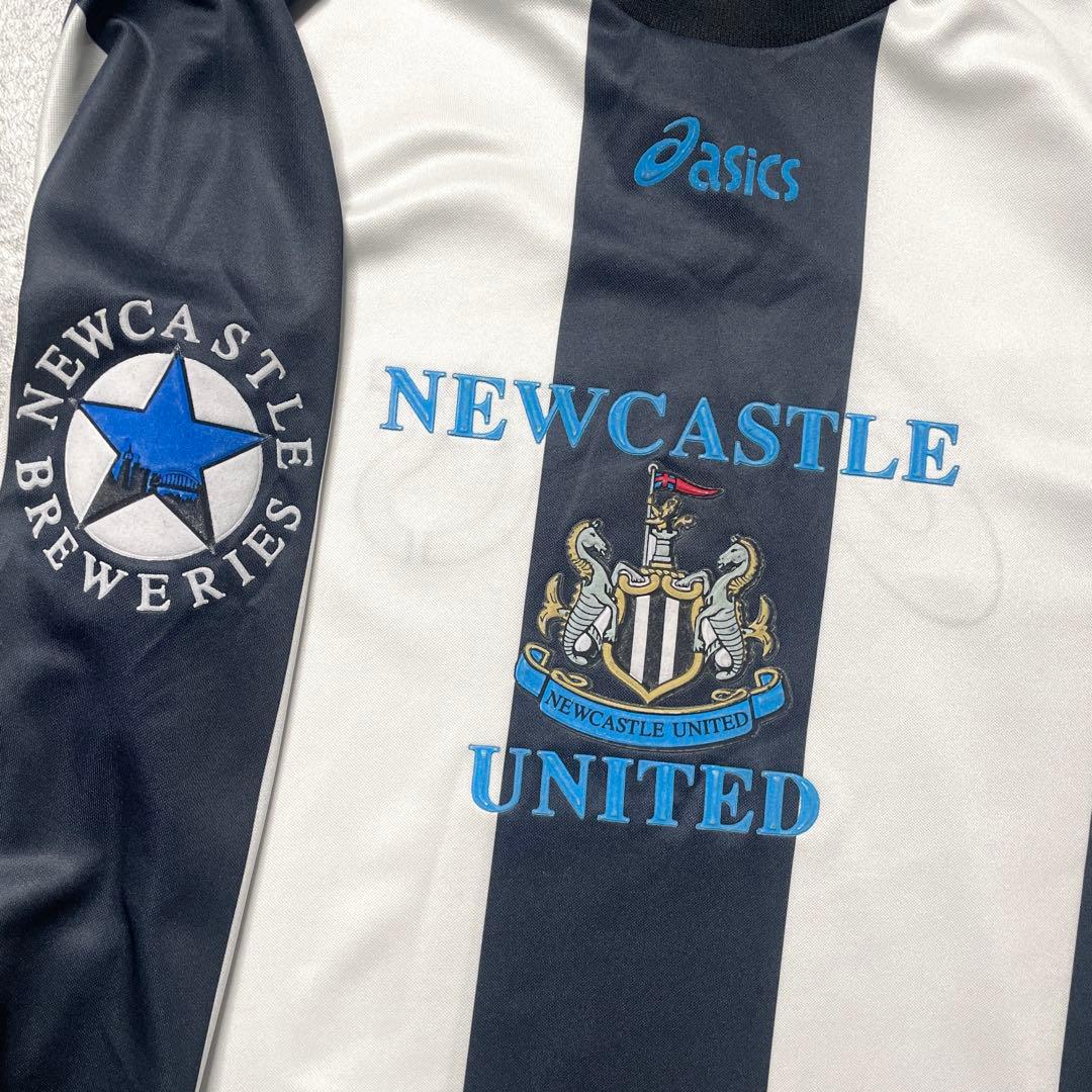 正規90s asics Newcastle United track top】 - メルカリ