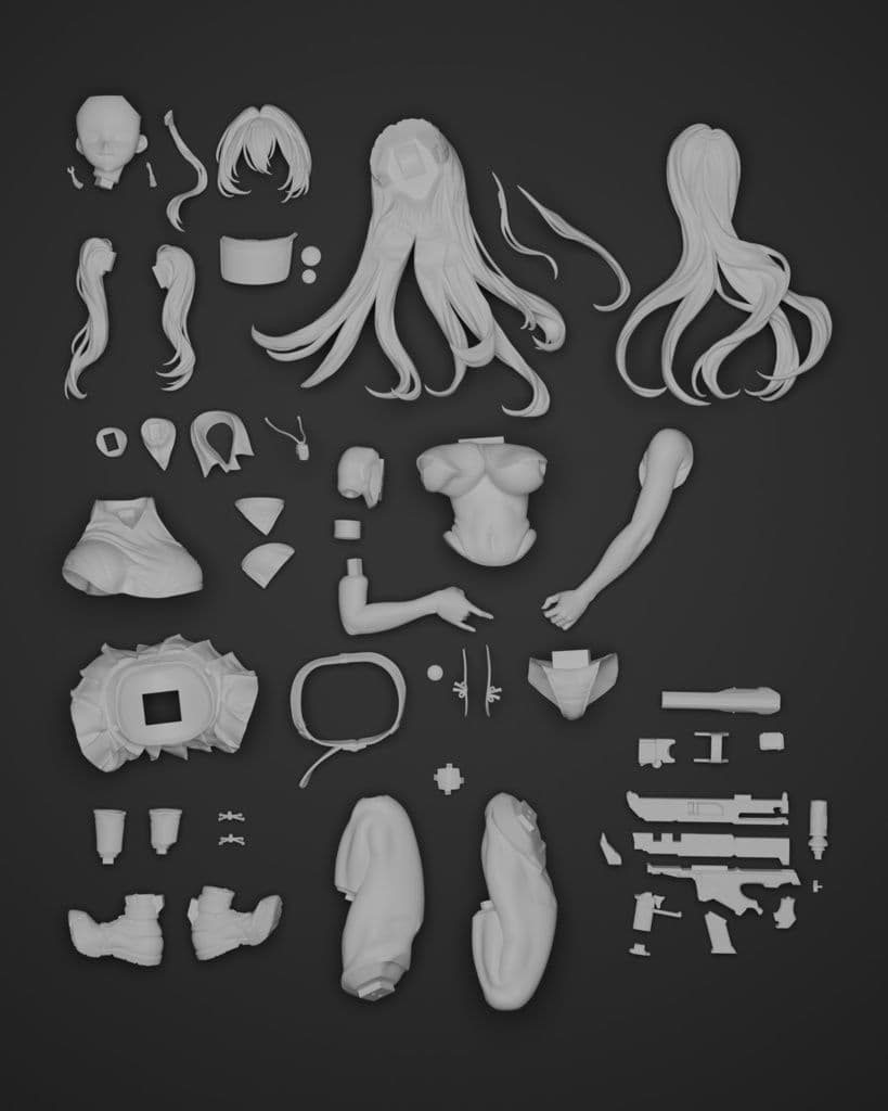 NIKKE クレイ 1/7ガレージキット